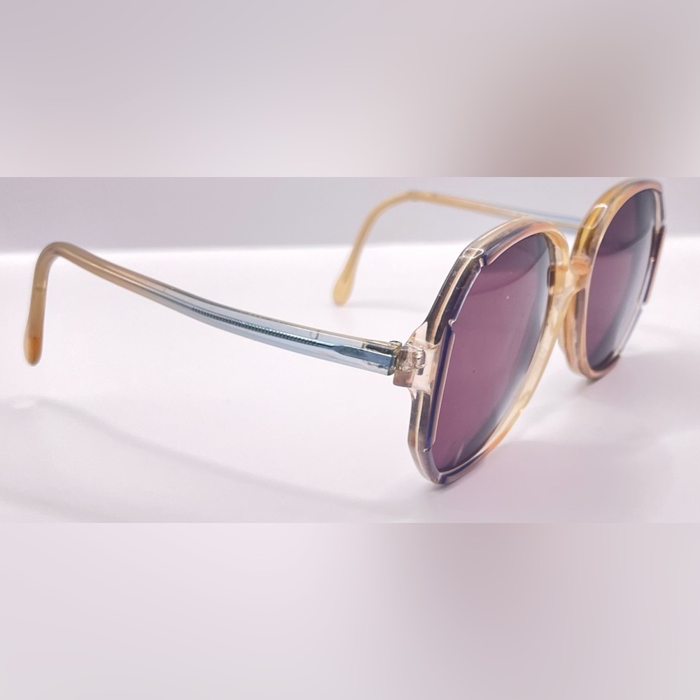 Vintage Pathway Jasmine Gray Oval Sunglasses Frames Only